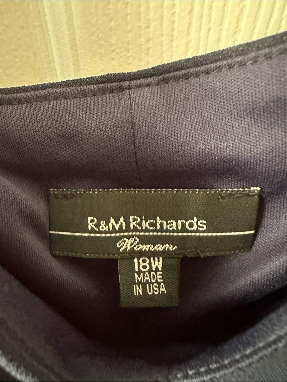 R&M Richards Mother of the Bride Navy Dress with Jacket - Picture 8 of 9